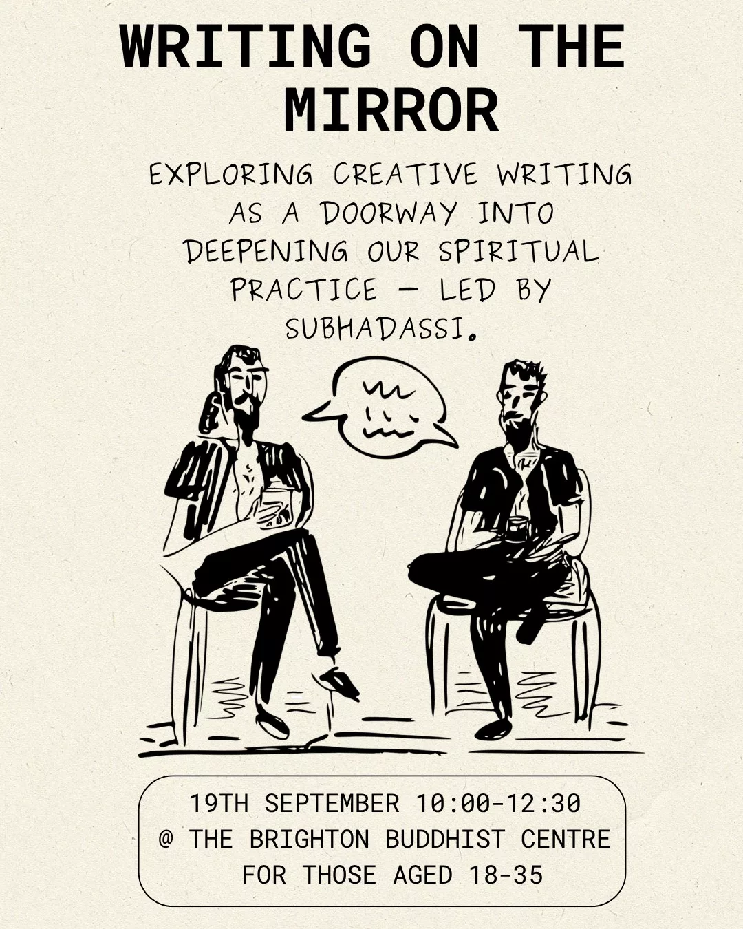 Creative Writing & Dharma Event